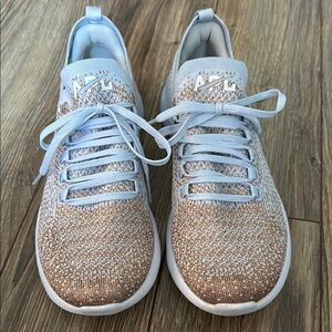 APL Women's Sneakers, Gray and Gold. Techloom Breeze, barely worn.